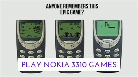 Play Nokia 3310 Classic Games On Any Android !! - YouTube