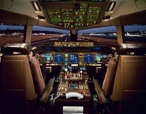 HD wallpaper: aircraft cockpit illustration, 777, airliner, airplane ...