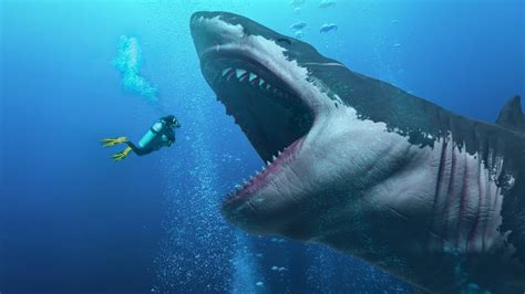 Megalodon's bite force is estimated at around 40,000lbf. To put that ...