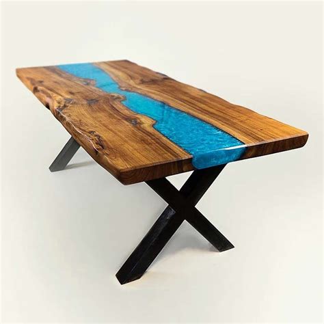 Table Basse Resine Epoxy Bois : Ce produit adhère très facilement sur n ...