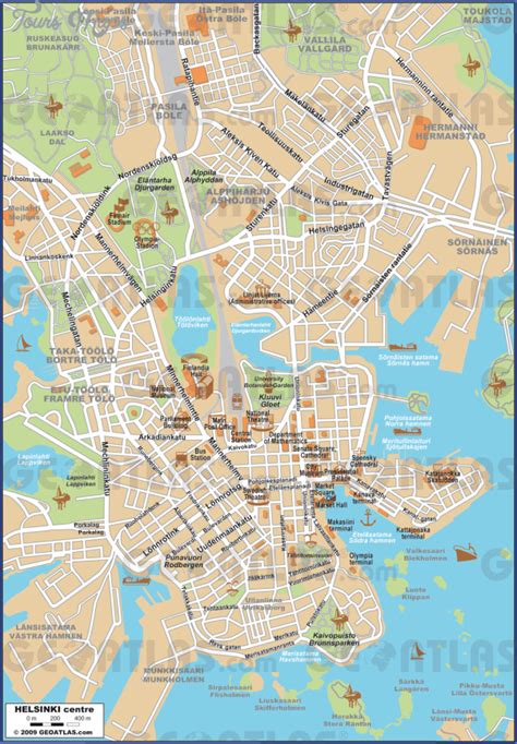 Helsinki Map - ToursMaps.com