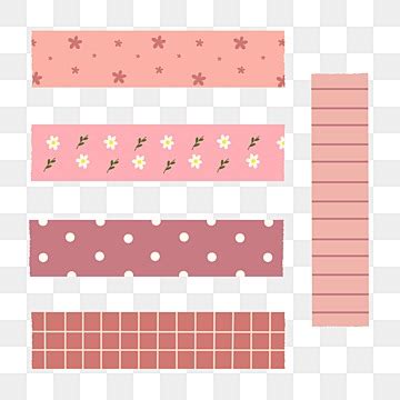 Cute Washi Tape Pink Sticker For Scrapbook Free Download, Cute Washi ...