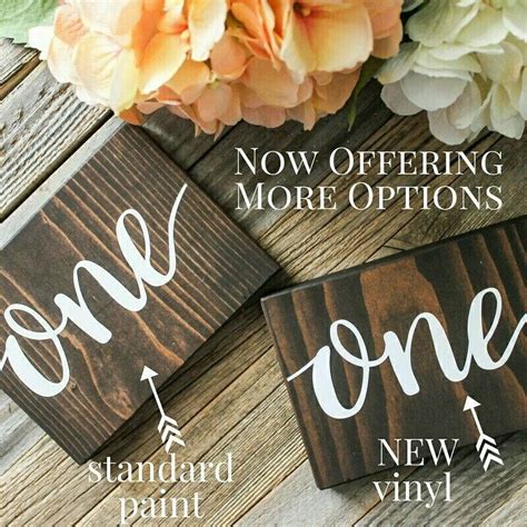 Rustic Wedding Table Numbers Rustic Wedding Decor Wooden - Etsy