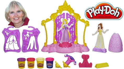 ♥♥ Play-Doh Disney Princess Design-a-Dress Boutique Set - YouTube