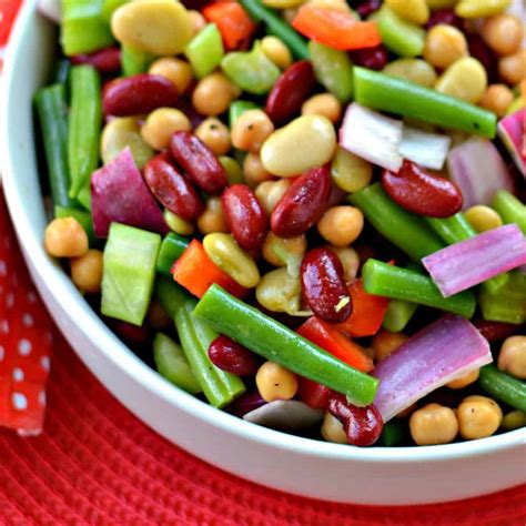 Four Bean Salad (zesty and sweet) | Small Town Woman