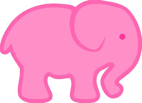 Pink Pink Elephant Clip Art at Clker.com - vector clip art online ...