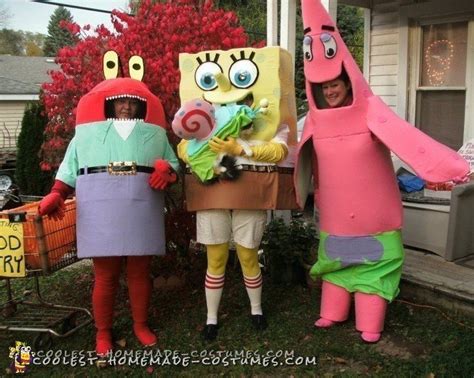 Coolest DIY SpongeBob Halloween Costumes for a Family