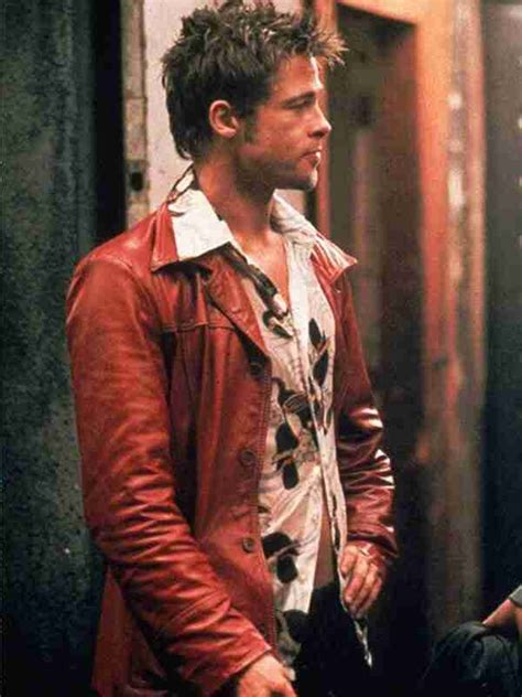 Tyler Durden Fight Club Leather Jacket - The Movie Fashion