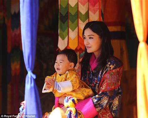 Bhutan's Dragon Prince pictured with his parents | Daily Mail Online