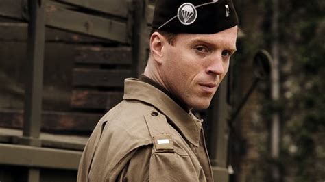 Damian Lewis as Major Winters in Band of Brothers. He played the role ...