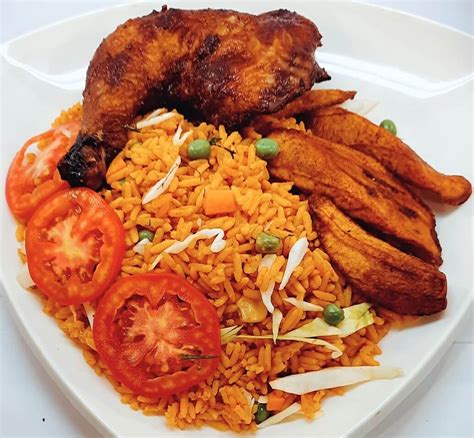 Jollof Rice, Chicken and Plantain – Citi Chef Fastfood