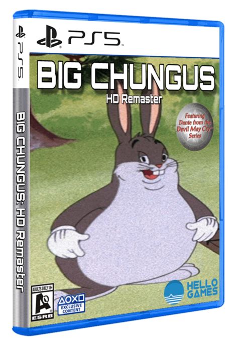 Big Chungus HD Remaster Confirmed to be PS5 Launch Title : r/Lovesick ...