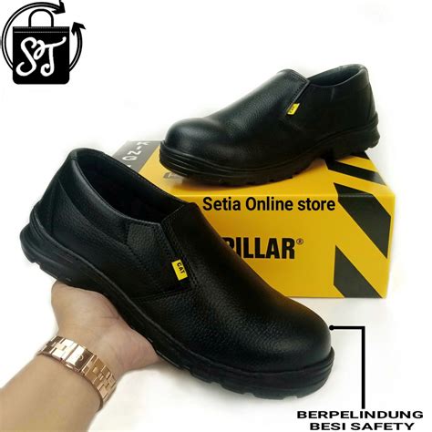 Jual Sepatu Selop Safety Kerja Sepatu Slip on Safety Sepatu Ujung Besi ...