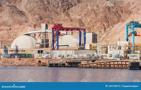 Aqaba Container Terminal, Jordan Editorial Stock Photo - Image of ...