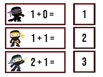 Ninja Themed Math & Literacy Activities by Teach Play with Mrs J