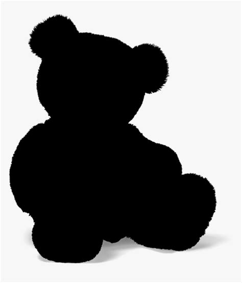 Baby Bear Png Black Silhoute - Teddy Bear Silhouette Images Stock ...