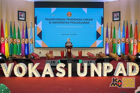 Transformasi Pendidikan Vokasi, Unpad Luncurkan Sekolah Vokasi ...