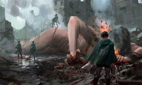 ArtStation - fan art of Attack on Titan