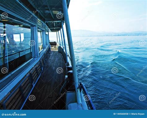 Boat Ride on the Lake Constance Bodensee Stock Photo - Image of blue ...