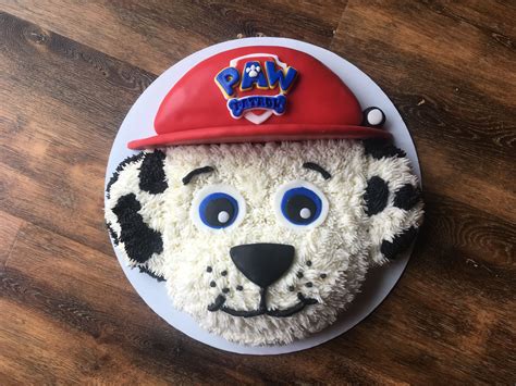 Marshall Paw Patrol Cake Paw Patrol Birthday Cake Diy, Paw Patrol Cake ...