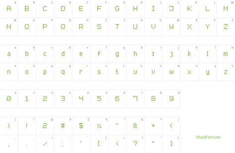 Advanced Pixel 7 Font | wfonts.com - download free