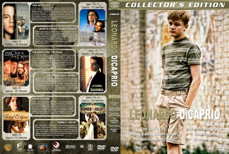 Leonardo DiCaprio Collection - Set 1 dvd cover (1993 - 1996) R1 Custom