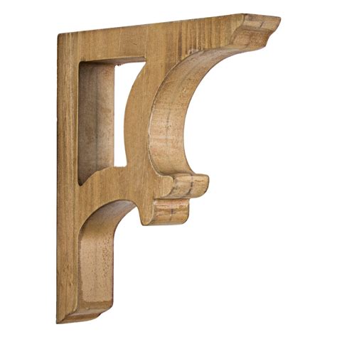 American Art Decor Wooden Corbels Shelf Brackets Farmhouse Decor (Set ...