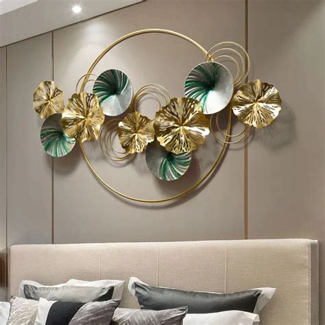 European Luxury Wrought Iron Wall Sticker Craft Home Livingroom Sofa ...