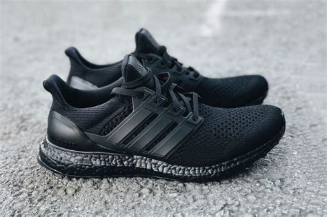 A Closer Look at the adidas UltraBOOST "Triple Black" | Black sports ...