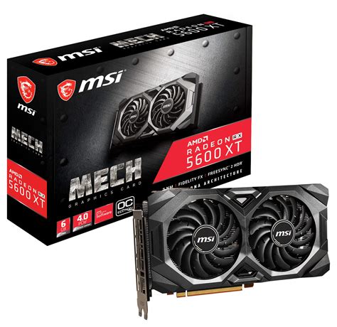 Buy MSI Gaming Radeon RX 5600 XT Boost Clock: 1600 MHz 192-bit 6GB ...