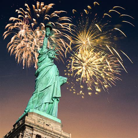 Statue Of Liberty Fireworks Stock Photos, Pictures & Royalty-Free ...