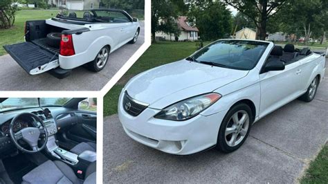 Toyota Solara Convertible With A Pickup Twist Is Party At The Front And ...