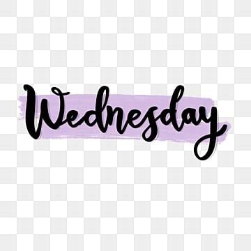 Wednesday PNG Transparent Images Free Download | Vector Files | Pngtree