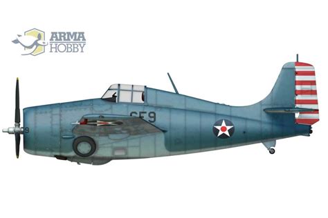 Grumman F4F-4 Wildcat Expert Set – markings options | Arma Hobby - news ...