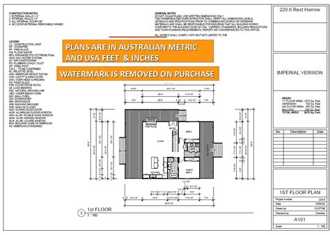 Country Cottage With Loft Architectural Concept House Plans - Etsy