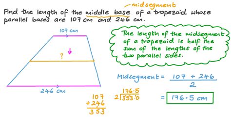 The Best 29 How To Find The Middle Length Of A Trapezoid - Draw-lab