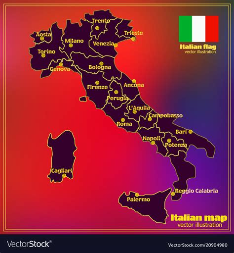 Italy Regions Map