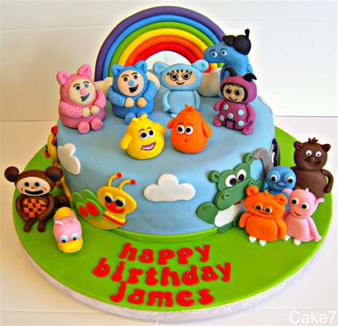 Baby TV themed cake. www.cakeseven.wix... Facebook- Cake7. Twitter ...