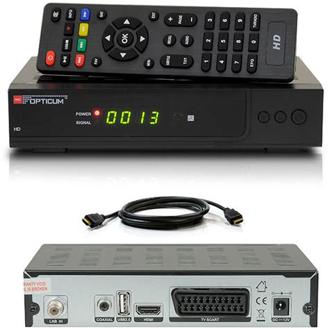 FULL HDTV HD Digital SAT Receiver OPTICUM AX300 plus X300 Scart HDMI ...