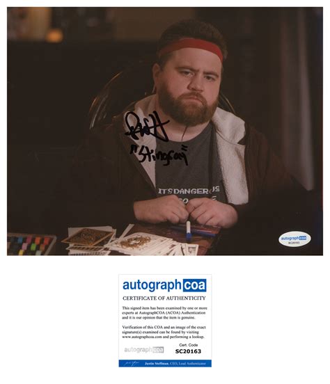 Paul Walter Hauser Cobra Kai Signed Autograph 8x10 Photo ACOA | Outlaw ...