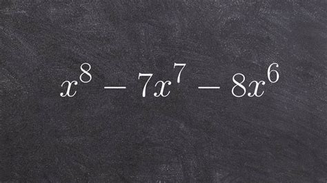 How To Factor Polynomials With Large Exponents - Amy Fleishman's Math ...