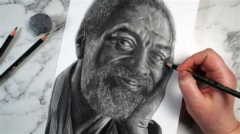 6 Steps To Draw ANY Graphite Portrait - YouTube