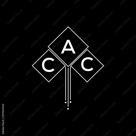 CAC letter logo design with white background in illustrator, CAC vector ...