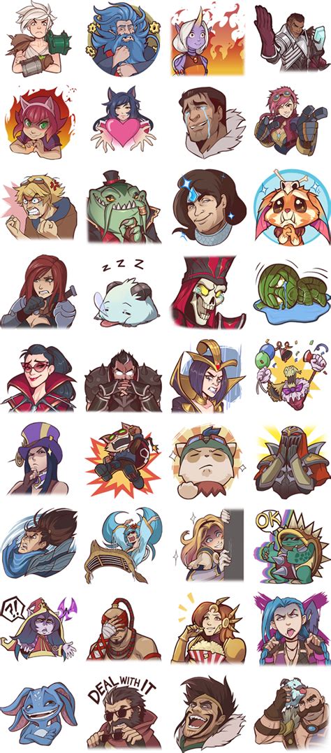 PSA: League of Legends Facebook stickers just got updated ...