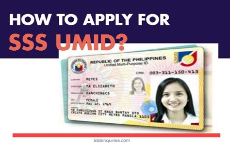 How to Apply for SSS UMID (UNIFIED MULTI-PURPOSE ID)? Steps and ...