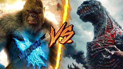 King Kong VS Shin Godzilla - Who is More Powerful? | BATTLE ARENA ...