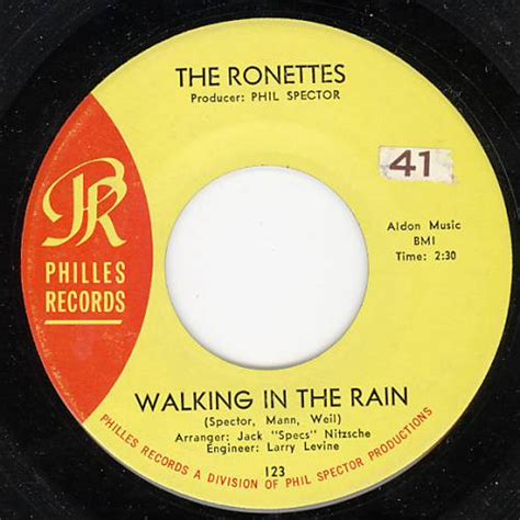 The Ronettes – Walking In The Rain / How Does It Feel? (1964, Vinyl ...