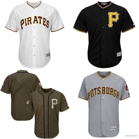 Latest MLB Pittsburgh Pirates Baseball Jersey Shirt Classic Cardigan ...