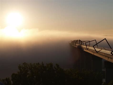 High on a trestle trail