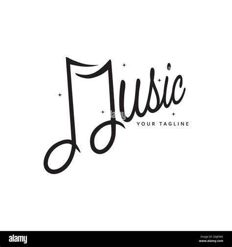 Music logo Black and White Stock Photos & Images - Alamy